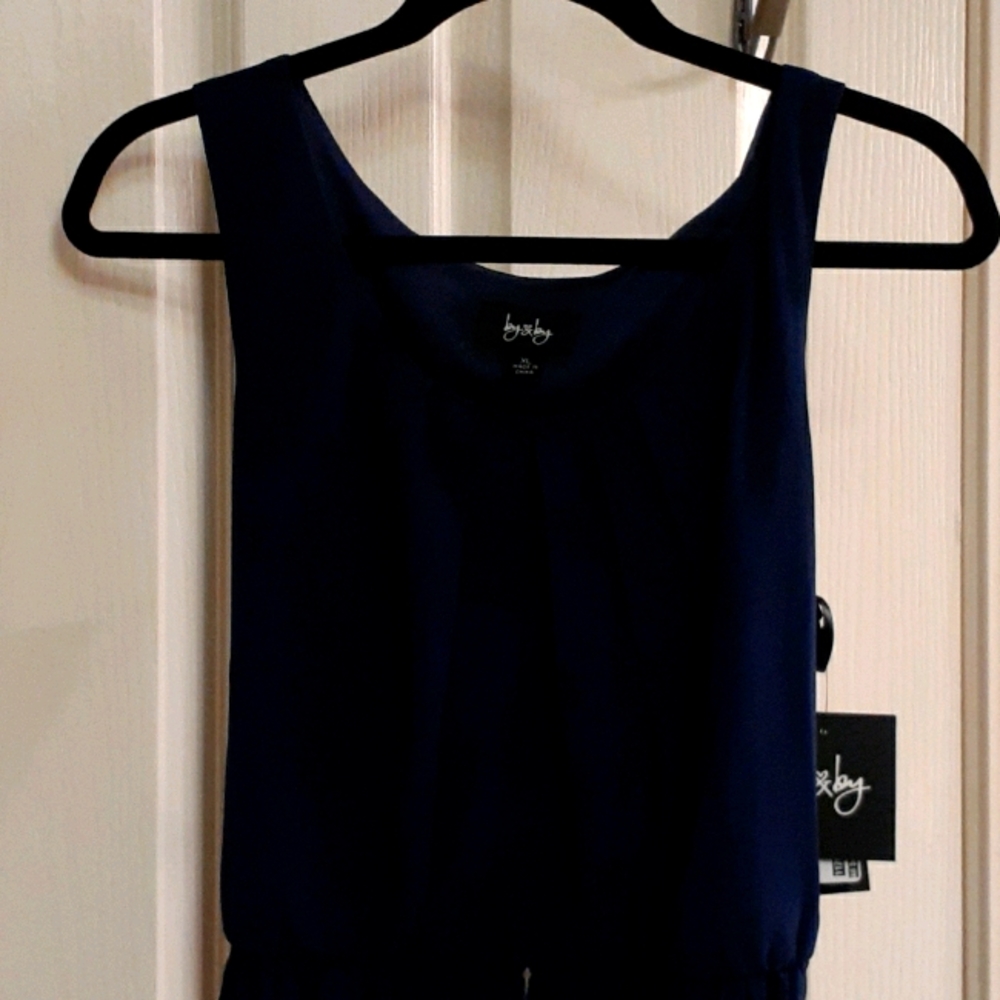 Any occasion Navy blue,sleeveless dress.